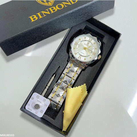 MHL00103 HWR Fashionable Round Dial Men's Watch - MHL