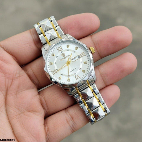 MHL00103 HWR Fashionable Round Dial Men's Watch - MHL