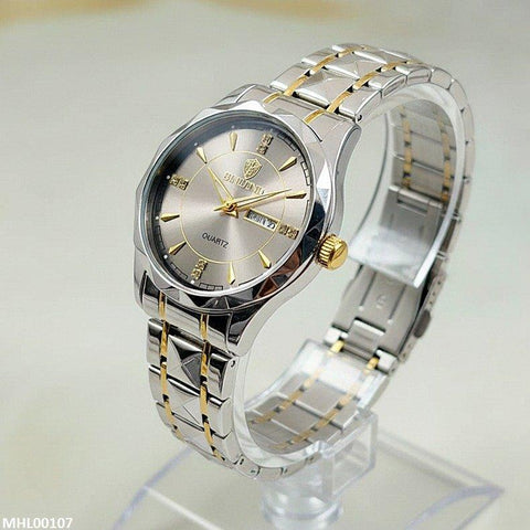 MHL00107 HWR Round Grey Dial Men's Watch - MHL