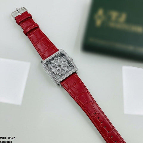 WHL00572 HWR Square Spinning Dial Women's  Watch - WHL
