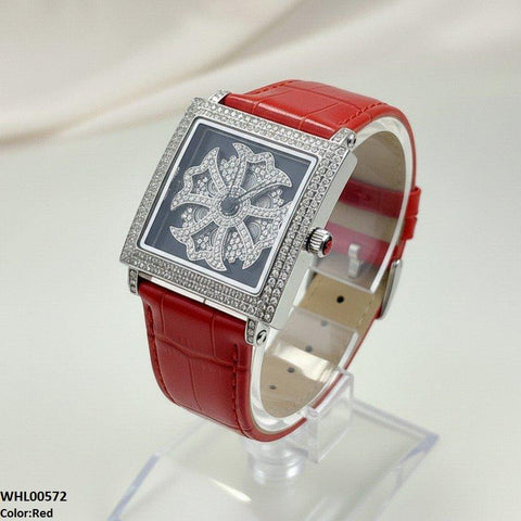 WHL00572 HWR Square Spinning Dial Women's  Watch - WHL
