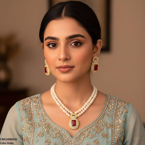 CMLH00058 FRN Vase Shaped Mala Set - CMLH