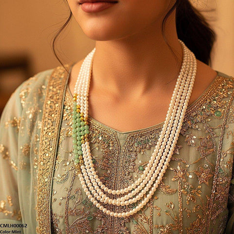 CMLH00062 FRN Pearl Layered Mala - CMLH