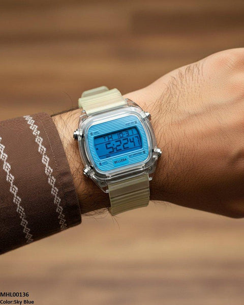 MHL00136 IWA Square Digital Sports Men's Watch - MHL