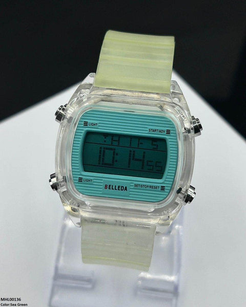 MHL00136 IWA Square Digital Sports Men's Watch - MHL