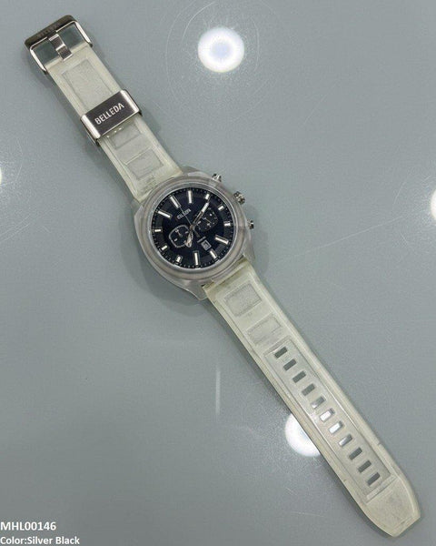 MHL00146 IWA Round Double Digital Dial Sports Men's Watch - MHL