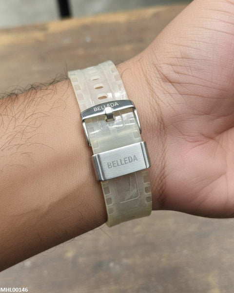 MHL00146 IWA Round Double Digital Dial Sports Men's Watch - MHL