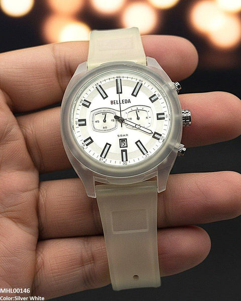 MHL00146 IWA Round Double Digital Dial Sports Men's Watch - MHL