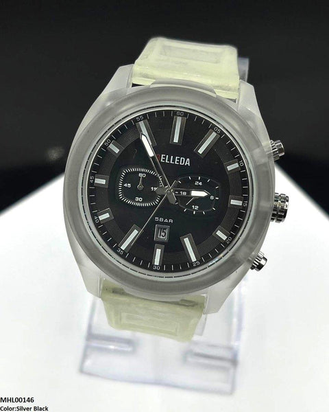 MHL00146 IWA Round Double Digital Dial Sports Men's Watch - MHL