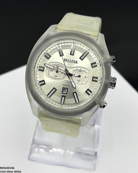 MHL00146 IWA Round Double Digital Dial Sports Men's Watch - MHL