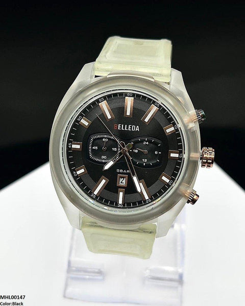 MHL00147 IWA Round Double Digital Dial Sports Men's Watch - MHL