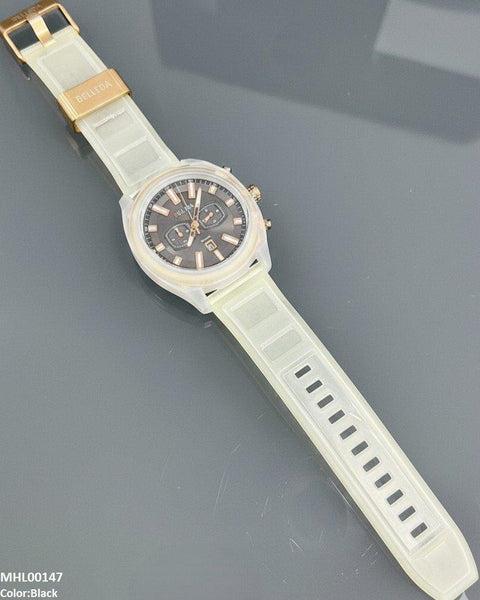 MHL00147 IWA Round Double Digital Dial Sports Men's Watch - MHL