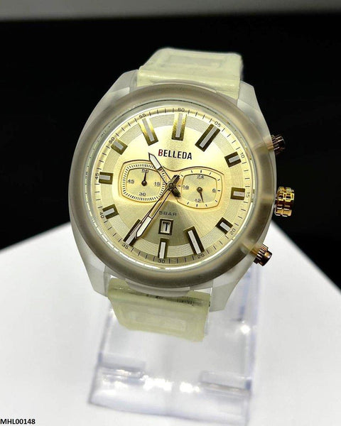 MHL00148 IWA Round Double Dial Men's Watch - MHL