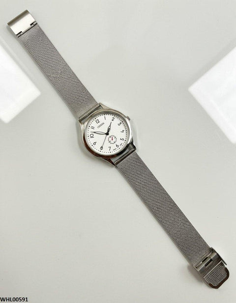 WHL00591 IWA Round Numbering Dial Women's Watch - WHL