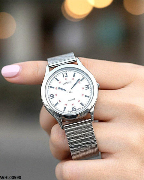 WHL00590 IWA Round Plane Dial Women's Watch - WHL