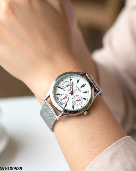 WHL00589 IWA Round Three Dial Women's Watch