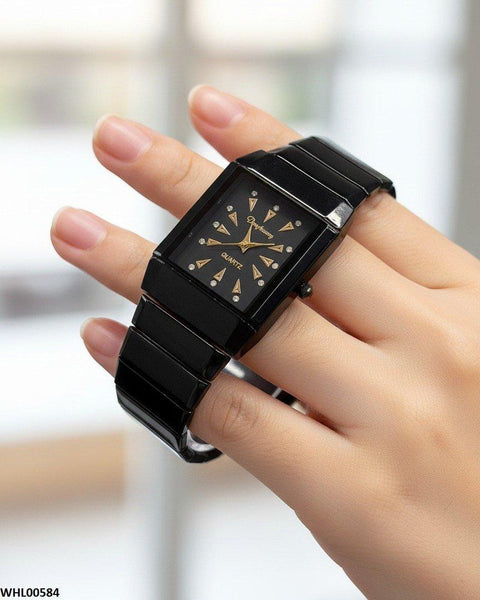 WHL00584 IWA Square Stone Dial Women's Watch - WHL