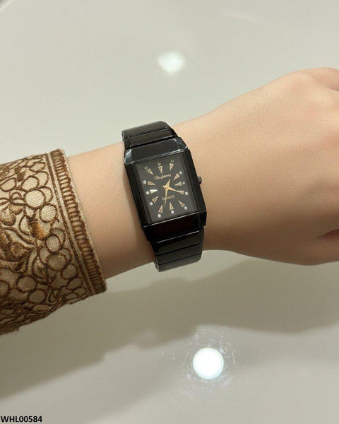 WHL00584 IWA Square Stone Dial Women's Watch - WHL