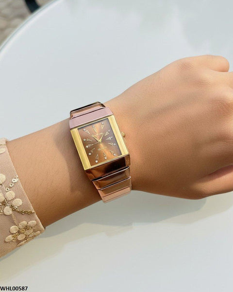 WHL00587 IWA Square Stone Dial Women's Watch - WHL