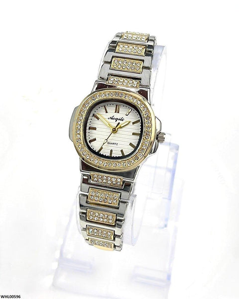 WHL00596 HWR Round Tow-Tone Women's Watch - WHL