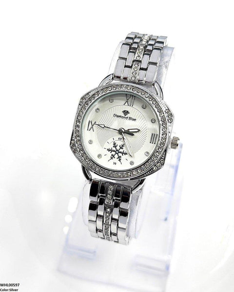 WHL00597 HWR Round Rhinestone Women's Watch - WHL