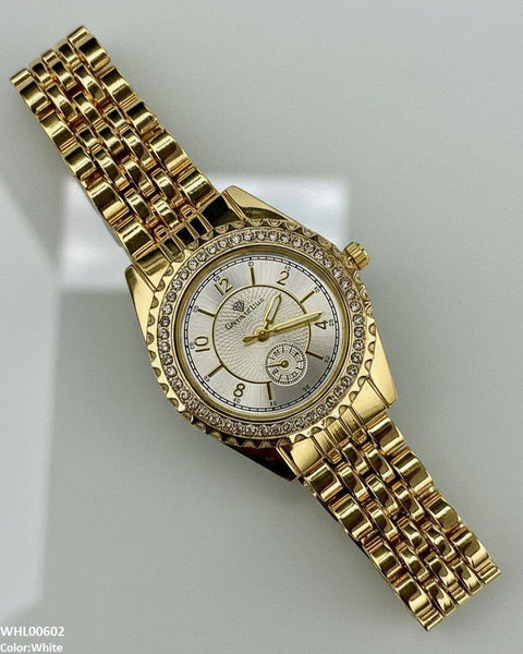 WHL00602 HWR Round Double Dial Women's Watch - WHL