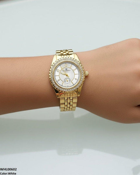 WHL00602 HWR Round Double Dial Women's Watch - WHL