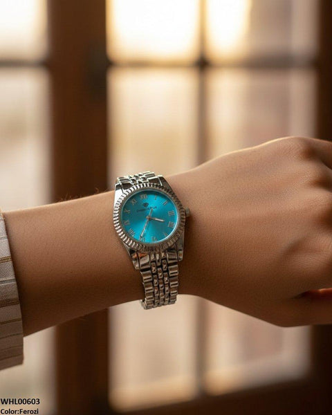 WHL00603 HWR Round Bezel Women's Watch - WHL