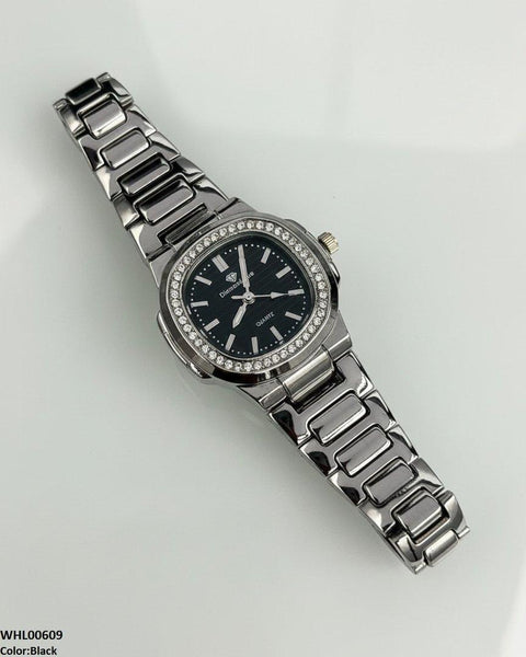 WHL00609 HWR Round Stone Dial Women's Watch - WHL
