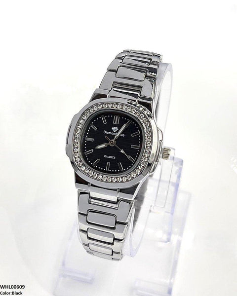 WHL00609 HWR Round Stone Dial Women's Watch - WHL