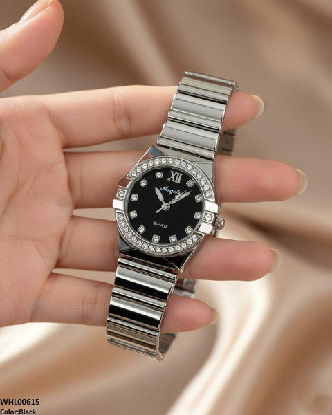 WHL00615 HWR Round Bella Crown Women's Watch - WHL