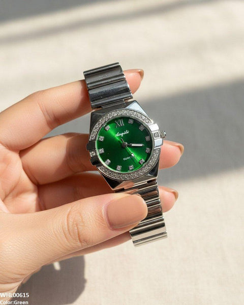 WHL00615 HWR Round Bella Crown Women's Watch - WHL