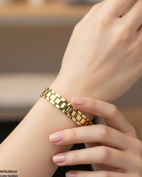 WHL00616 HWR Double Round Stone Women's Watch - WHL