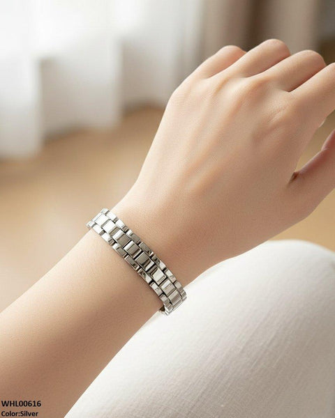 WHL00616 HWR Double Round Stone Women's Watch - WHL