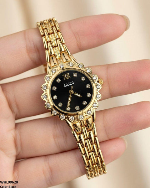 WHL00620 HWR Flower Round Dial Women's Watch - WHL