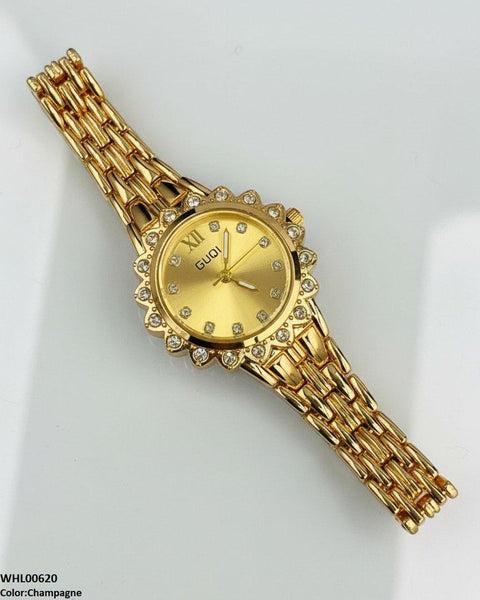 WHL00620 HWR Flower Round Dial Women's Watch - WHL