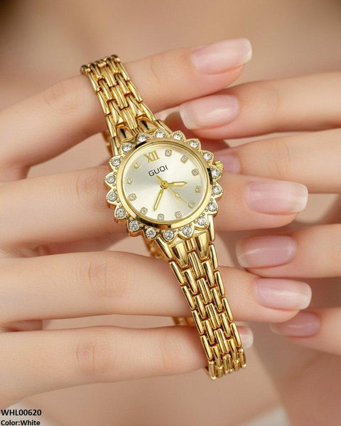 WHL00620 HWR Flower Round Dial Women's Watch - WHL