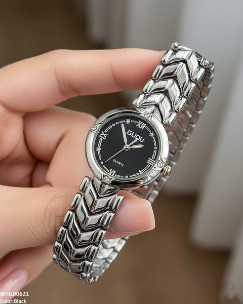 WHL00621 HWR Round Flower Women's Watch - WHL