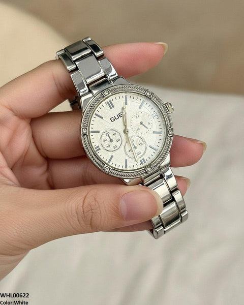 WHL00622 HWR Round Three Dial Women's Watch - WHL