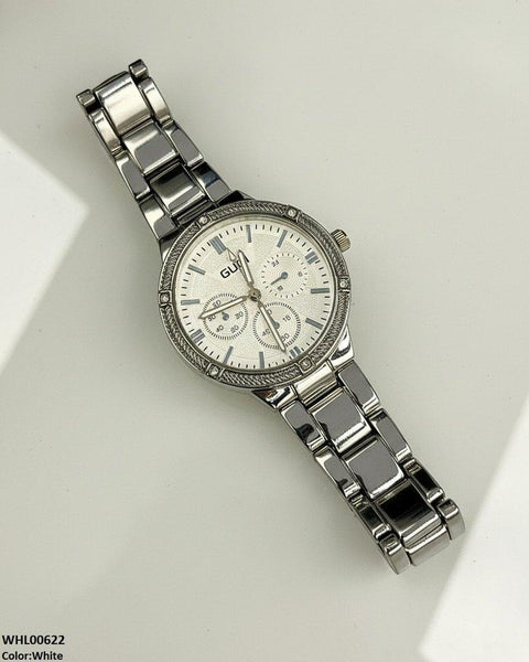 WHL00622 HWR Round Three Dial Women's Watch - WHL