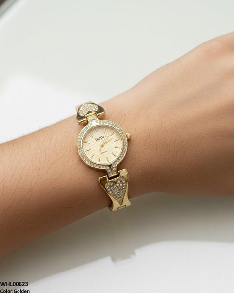 WHL00623 HWR Round Heart Bracelet Women's Watch - WHL