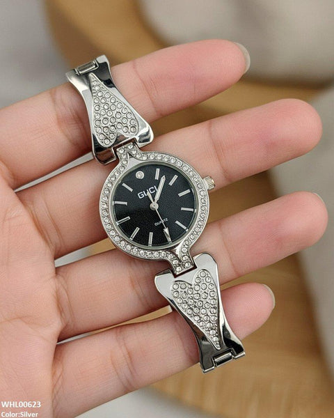 WHL00623 HWR Round Heart Bracelet Women's Watch - WHL