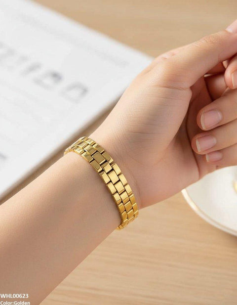 WHL00623 HWR Round Heart Bracelet Women's Watch - WHL