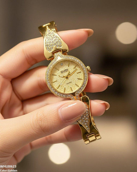 WHL00623 HWR Round Heart Bracelet Women's Watch - WHL