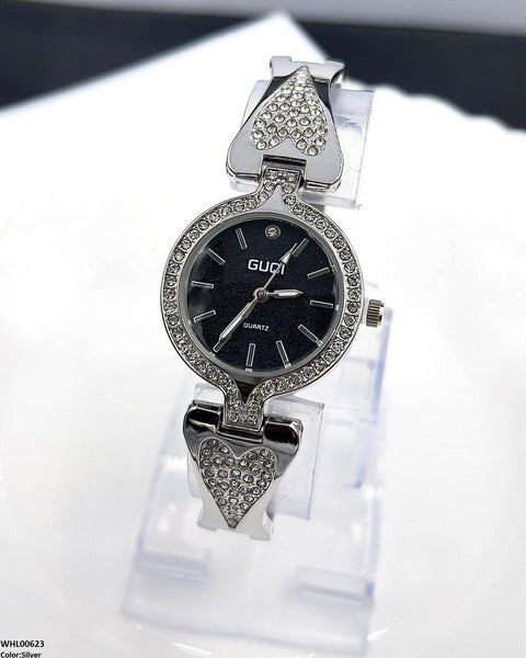 WHL00623 HWR Round Heart Bracelet Women's Watch - WHL