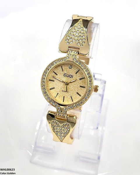 WHL00623 HWR Round Heart Bracelet Women's Watch - WHL