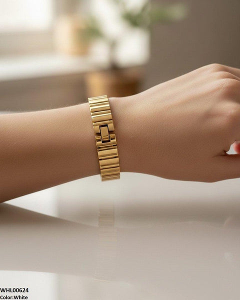 WHL00624 HWR Round Stone Dial  Women's Watch - WHL