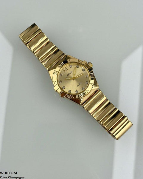 WHL00624 HWR Round Stone Dial  Women's Watch - WHL