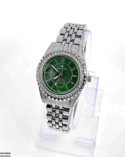 WHL00604 HWR Round Number's Dial Women's Watch - WHL