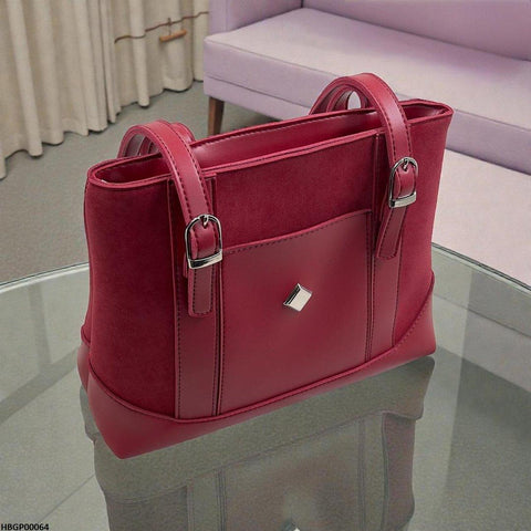 HBGP00064 Maroon Crest Tote